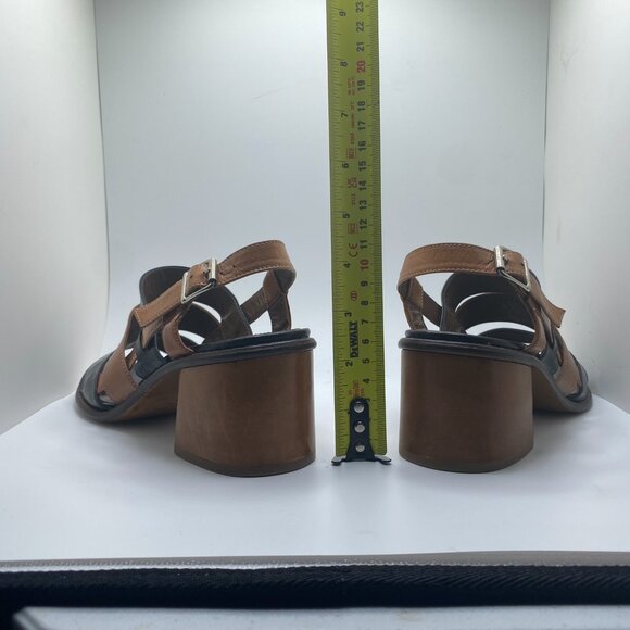 MARNI Chunky Leather Italian Sandals - Size 8.5 - Picture 5 of 16